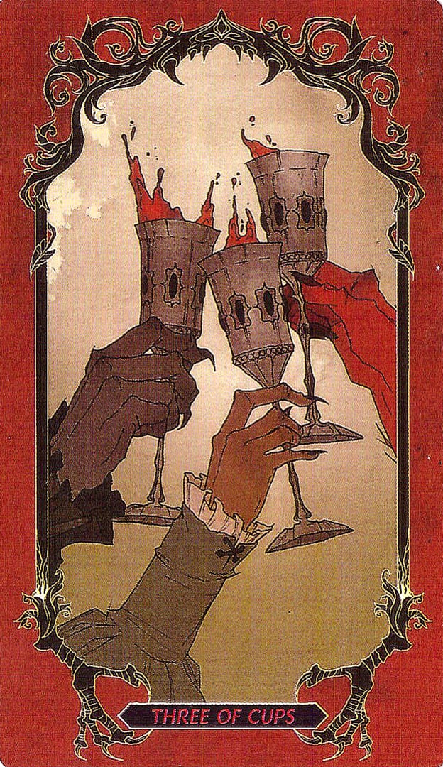 Тройка чаш — Таро Ужасов