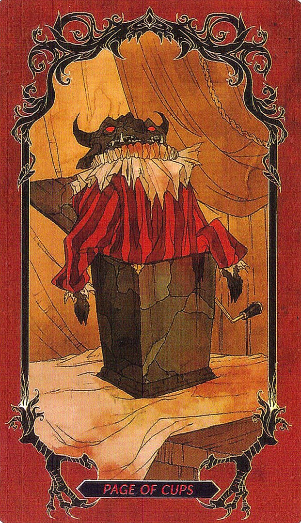 Паж чаш — Таро Ужасов