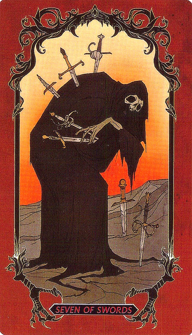 Семёрка мечей — Таро Ужасов