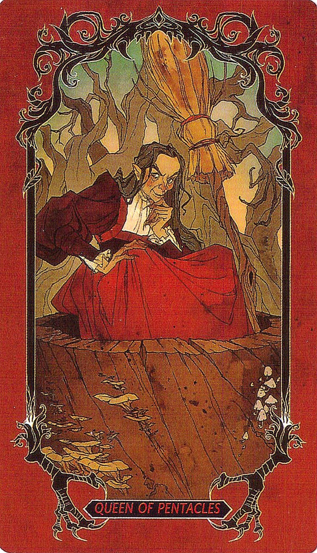 Королева пентаклей — Таро Ужасов