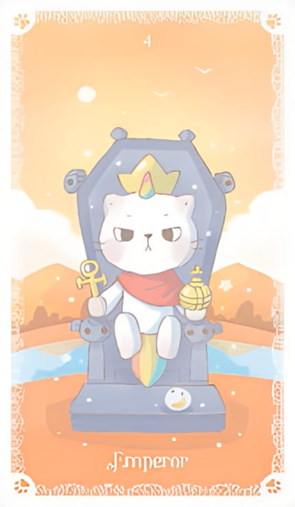 Император — Kittycorn Tarot