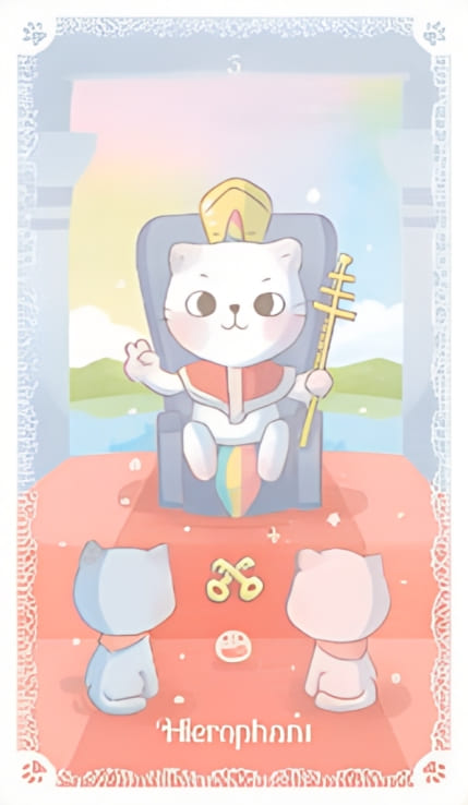 Иерофант — Kittycorn Tarot