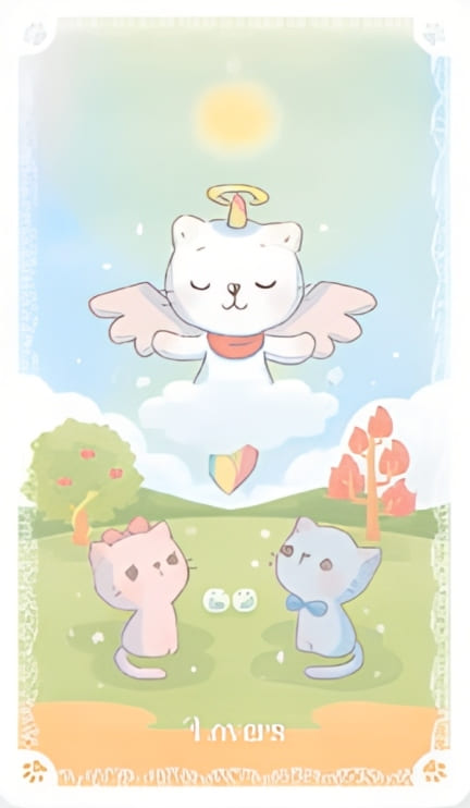 Влюбленные — Kittycorn Tarot