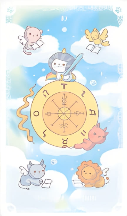 Колесо фортуны — Kittycorn Tarot