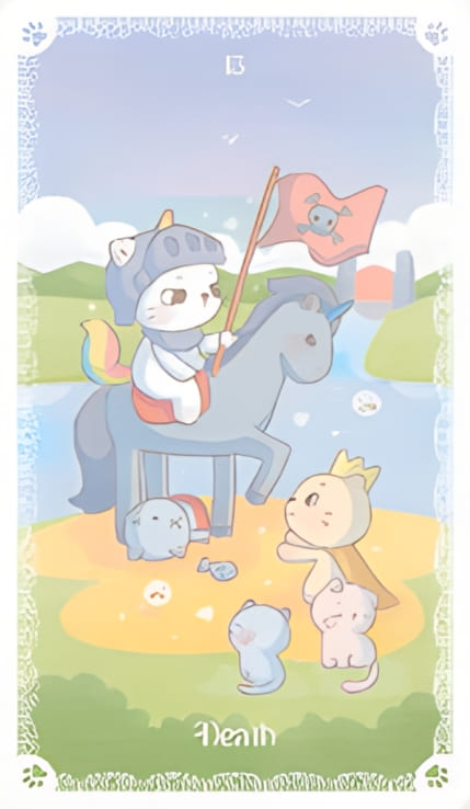 Смерть — Kittycorn Tarot