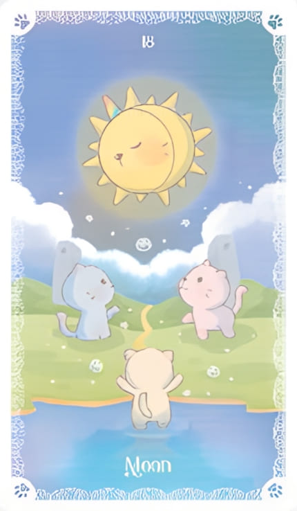 Луна — Kittycorn Tarot