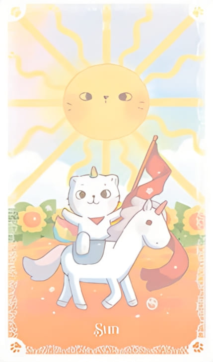 Солнце — Kittycorn Tarot