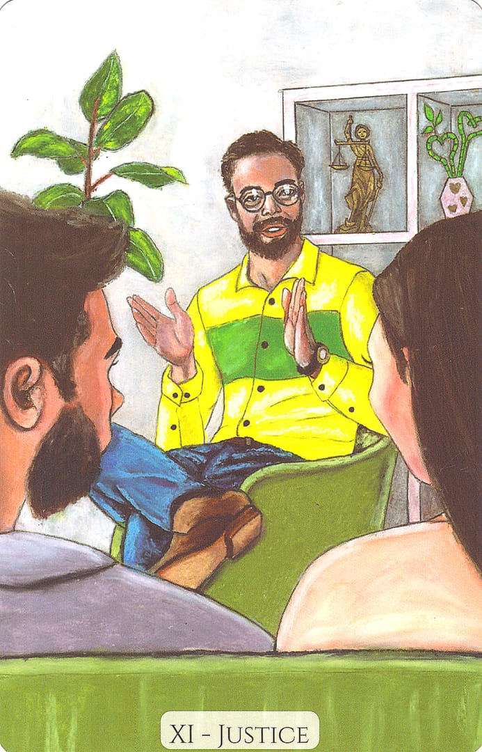 Справедливость — Современное Таро Любви