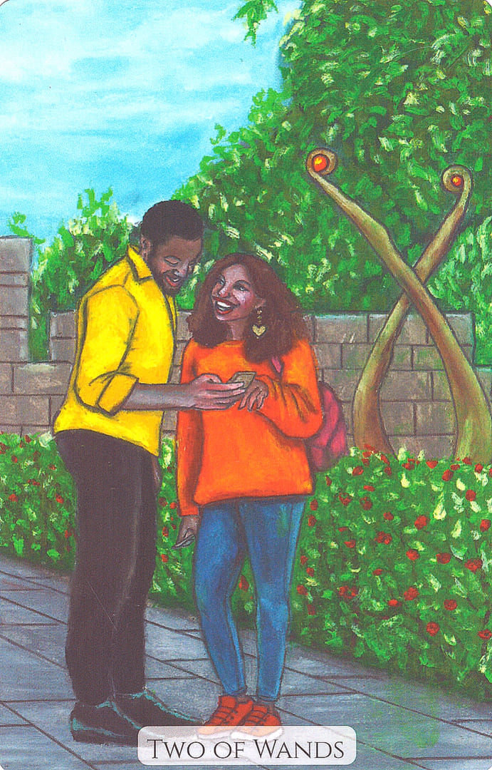 Двойка жезлов