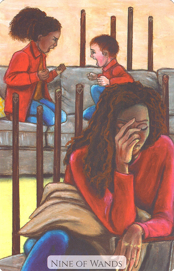 Девятка жезлов — Современное Таро Любви