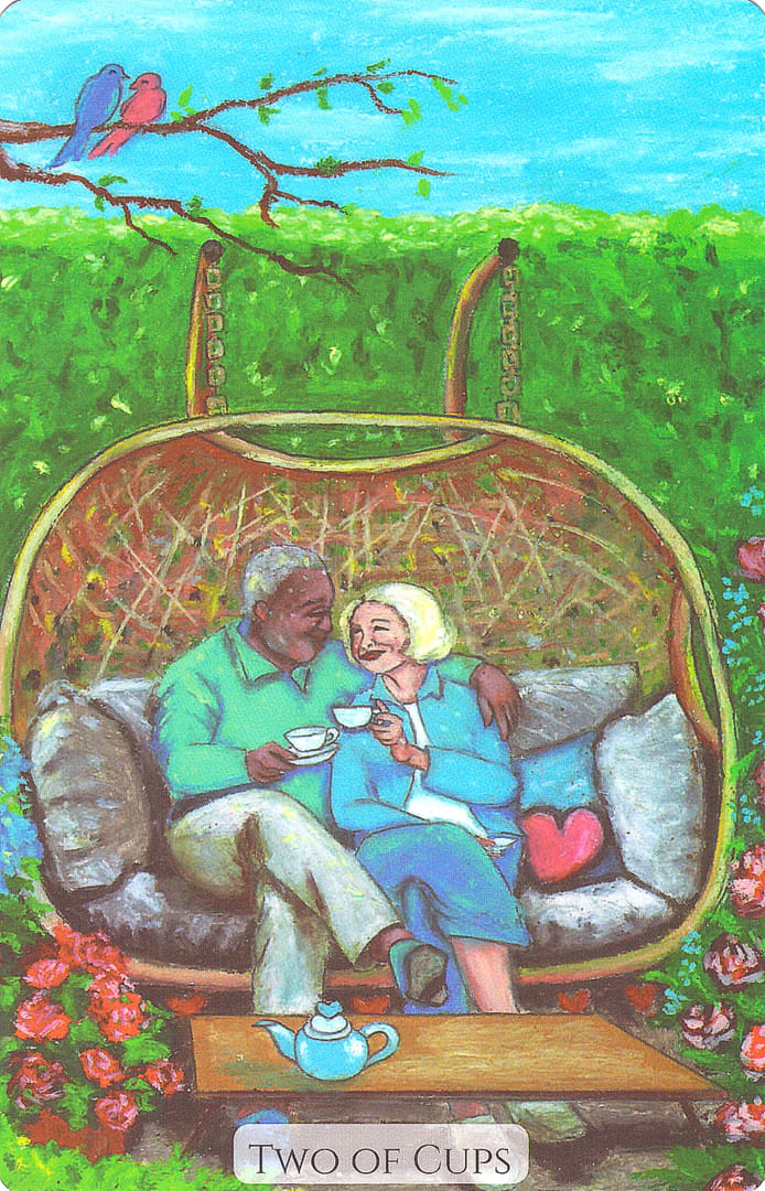 Двойка чаш — Современное Таро Любви
