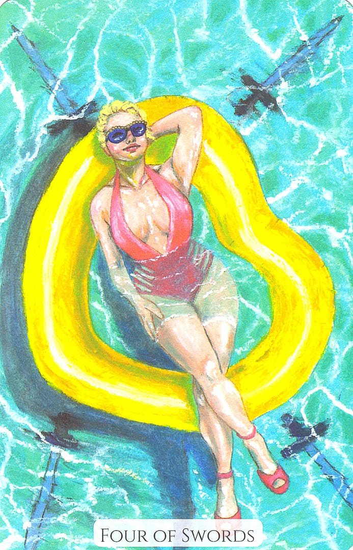 Четверка мечей — Современное Таро Любви