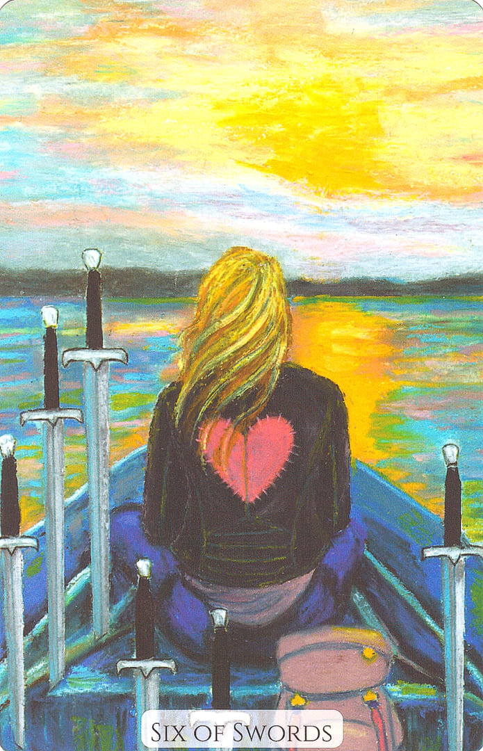 Шестёрка мечей — Современное Таро Любви