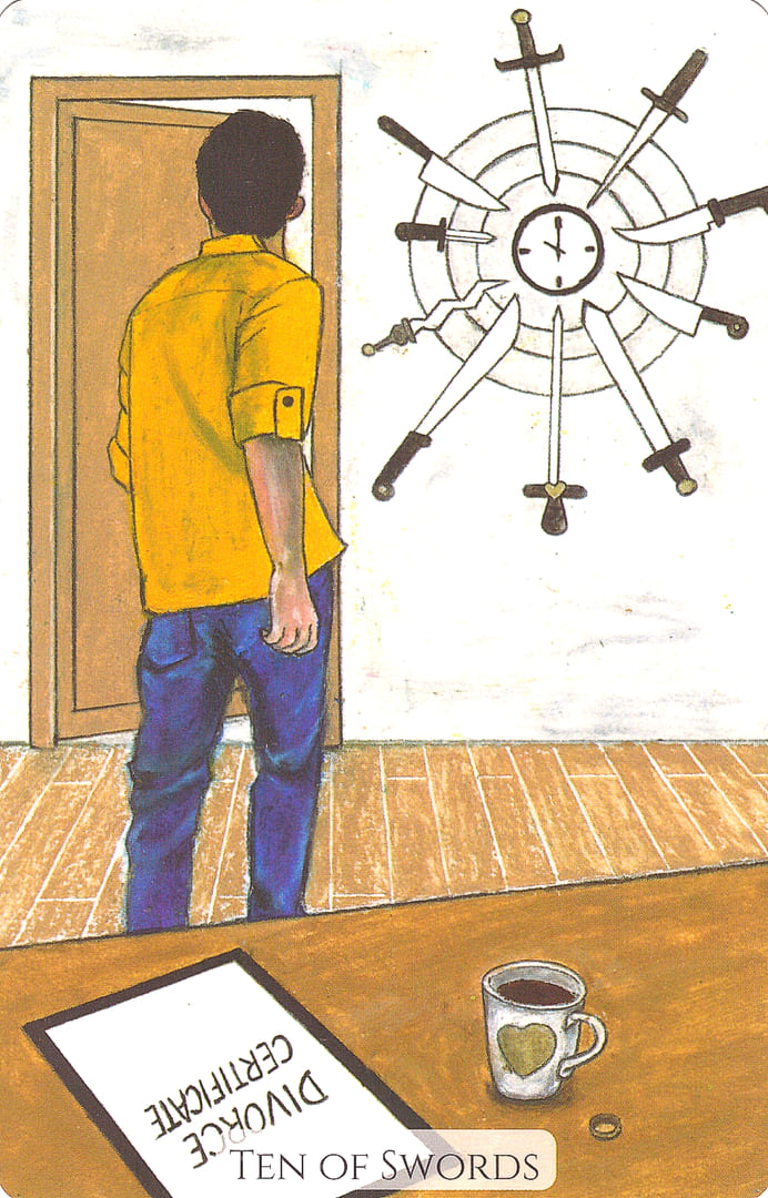 Десятка мечей — Современное Таро Любви