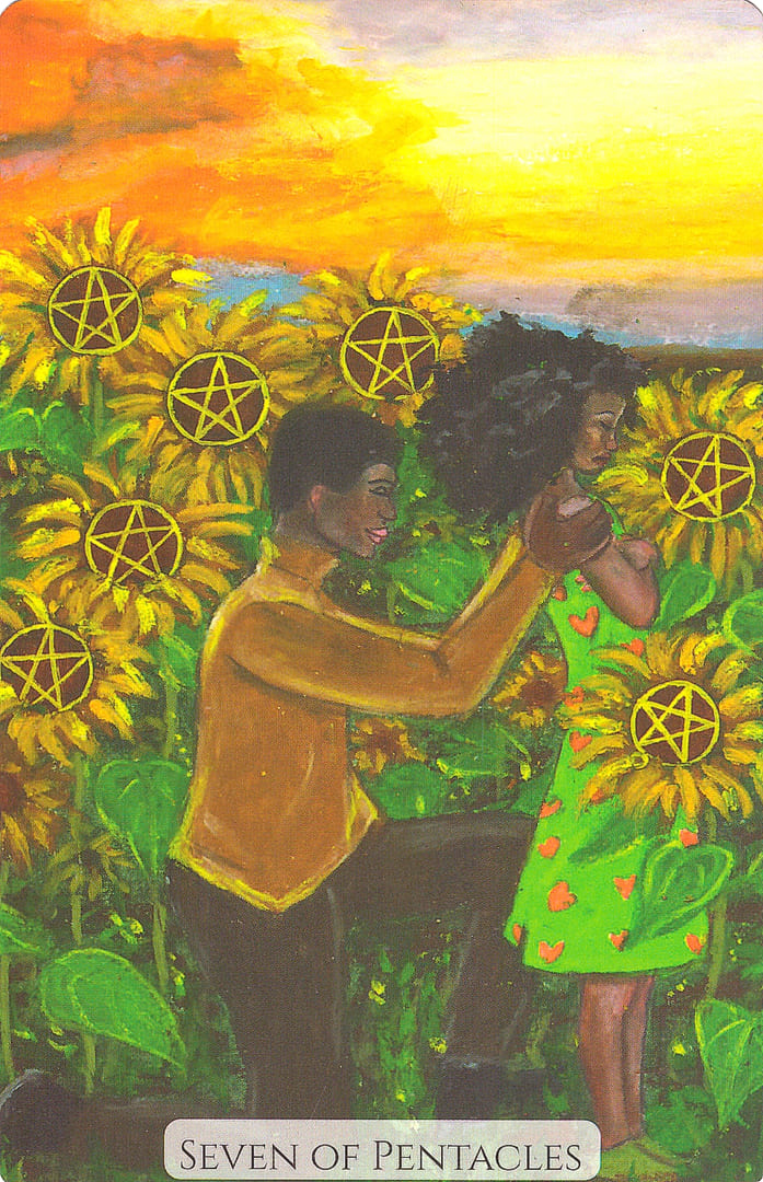 Семёрка пентаклей — Современное Таро Любви
