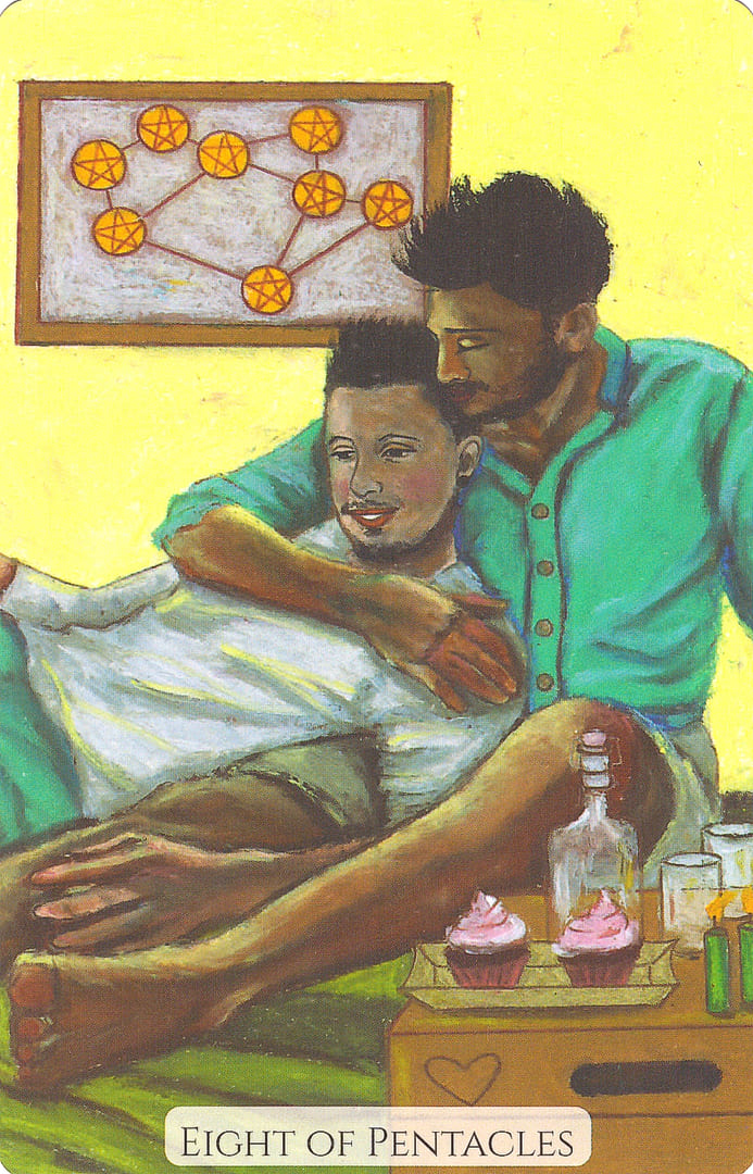 Восьмёрка пентаклей