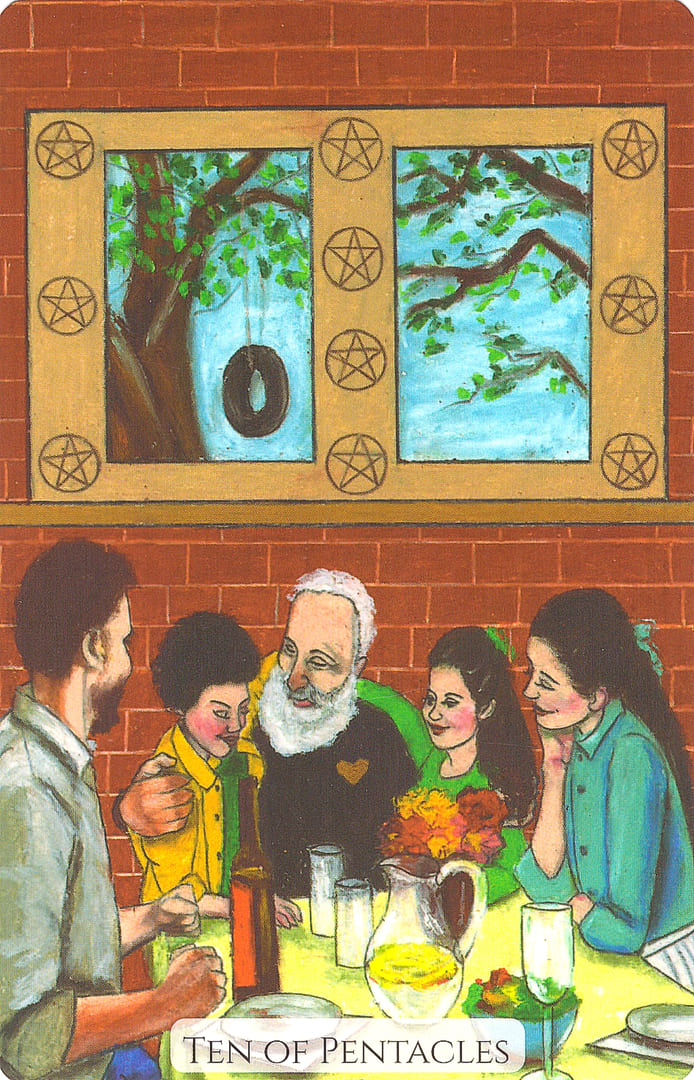Десятка пентаклей — Современное Таро Любви
