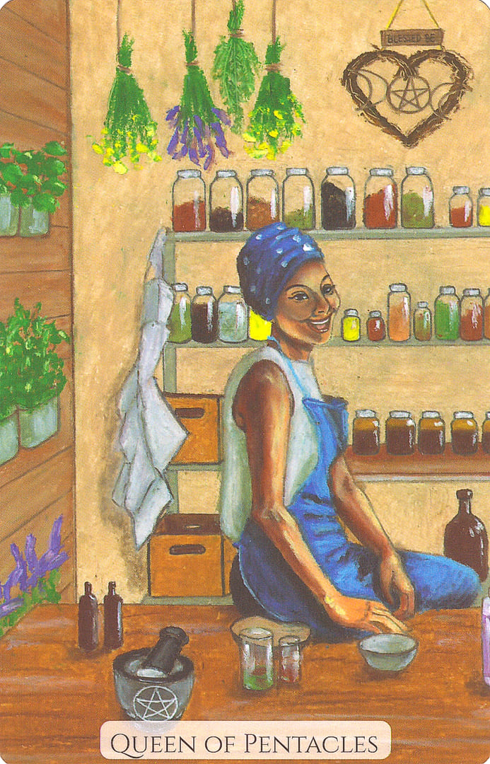 Королева пентаклей — Современное Таро Любви