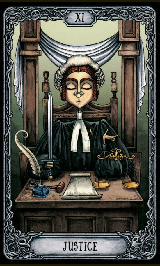 Справедливость — Таро Тёмный Особняк