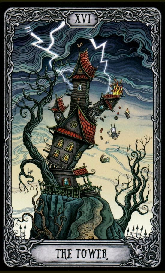Башня — Таро Тёмный Особняк