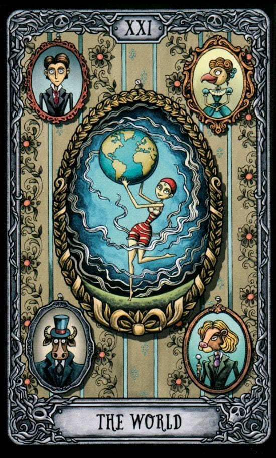 Мир — Таро Тёмный Особняк