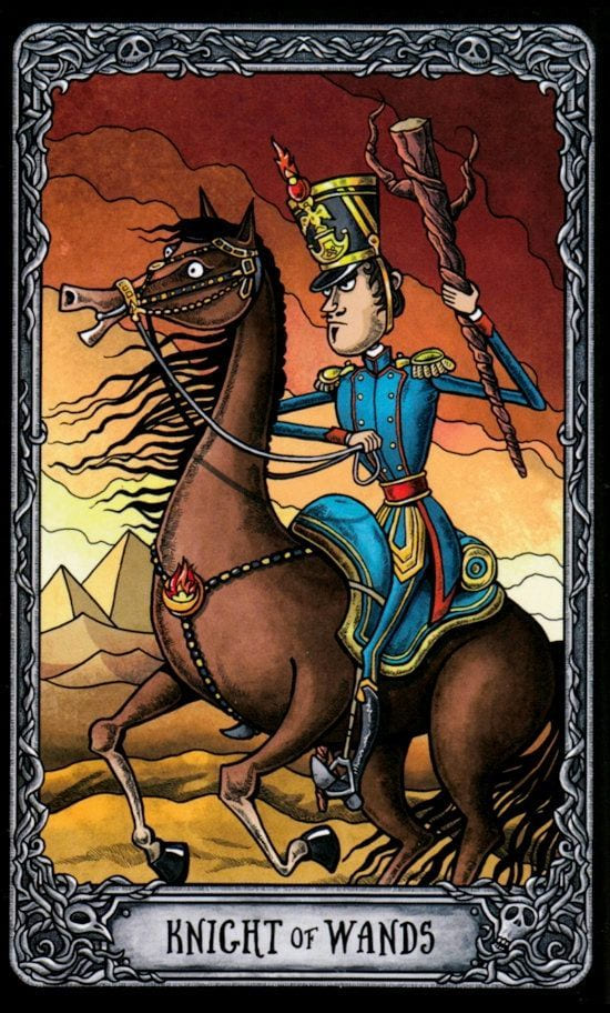 Рыцарь жезлов — Таро Тёмный Особняк