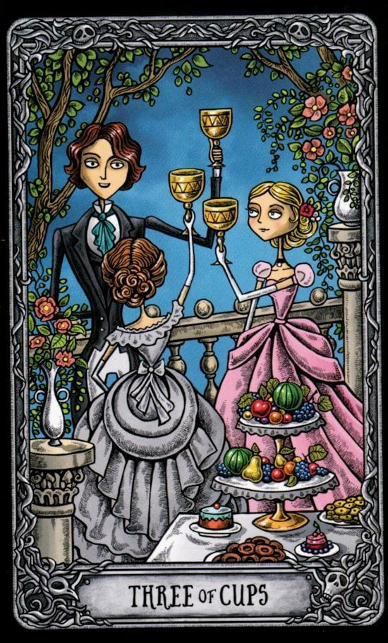 Тройка чаш — Таро Тёмный Особняк