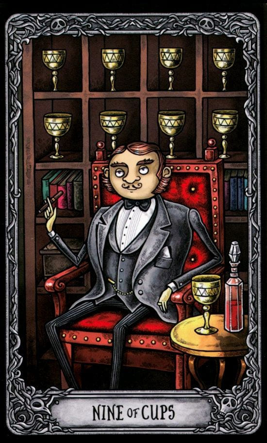 Девятка чаш — Таро Тёмный Особняк