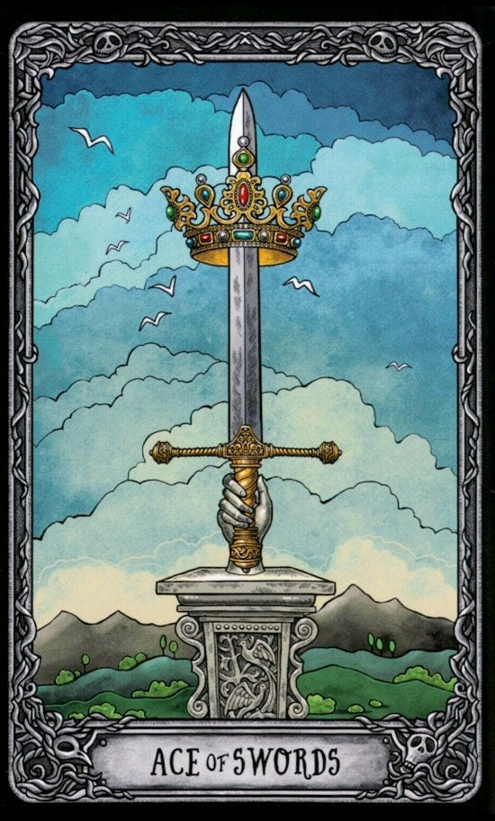 Туз мечей — Таро Тёмный Особняк