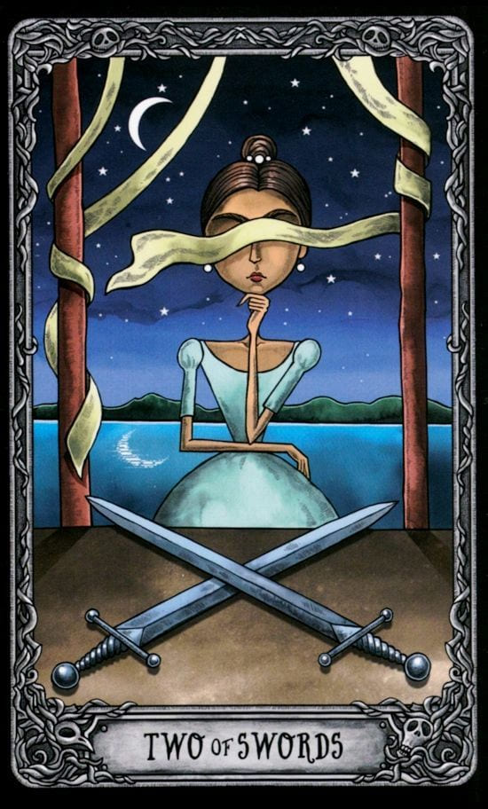 Двойка мечей — Таро Тёмный Особняк