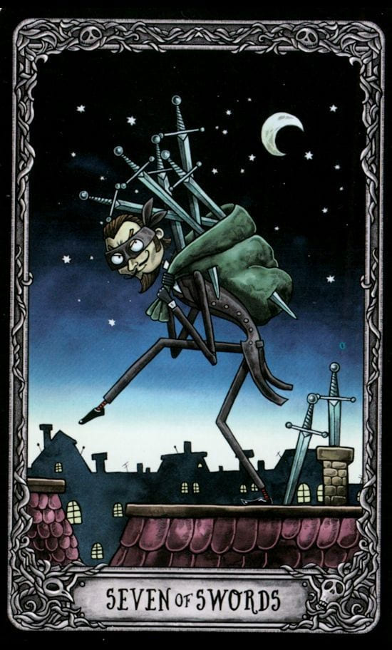 Семёрка мечей — Таро Тёмный Особняк