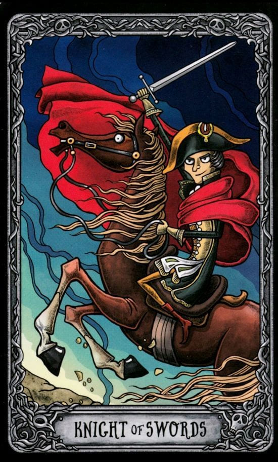 Рыцарь мечей — Таро Тёмный Особняк