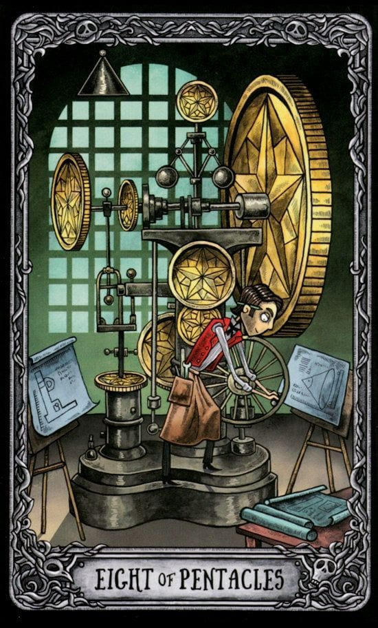 Восьмёрка пентаклей