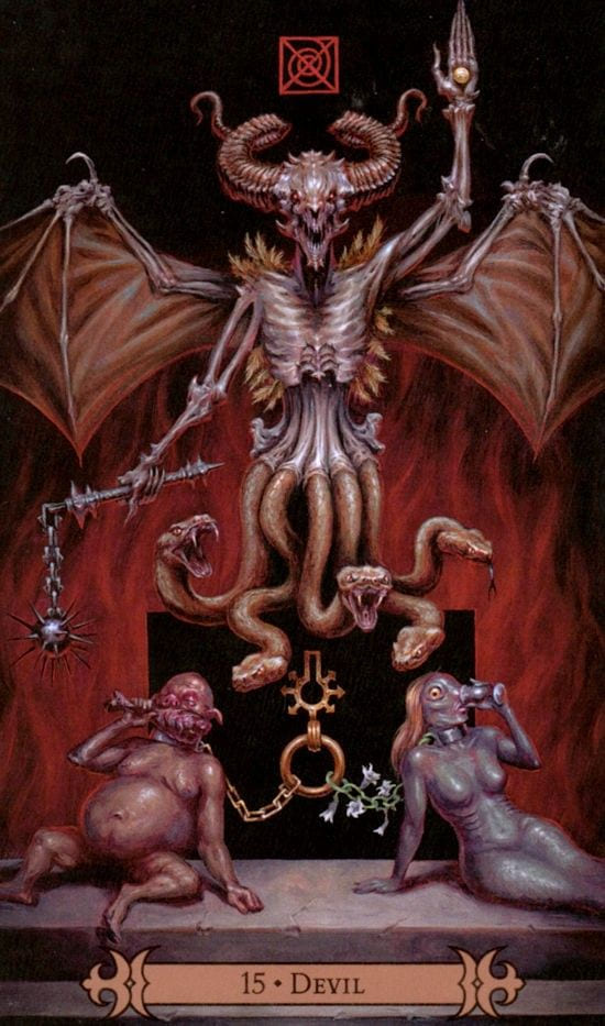 Дьявол — Таро Современного Заклинателя
