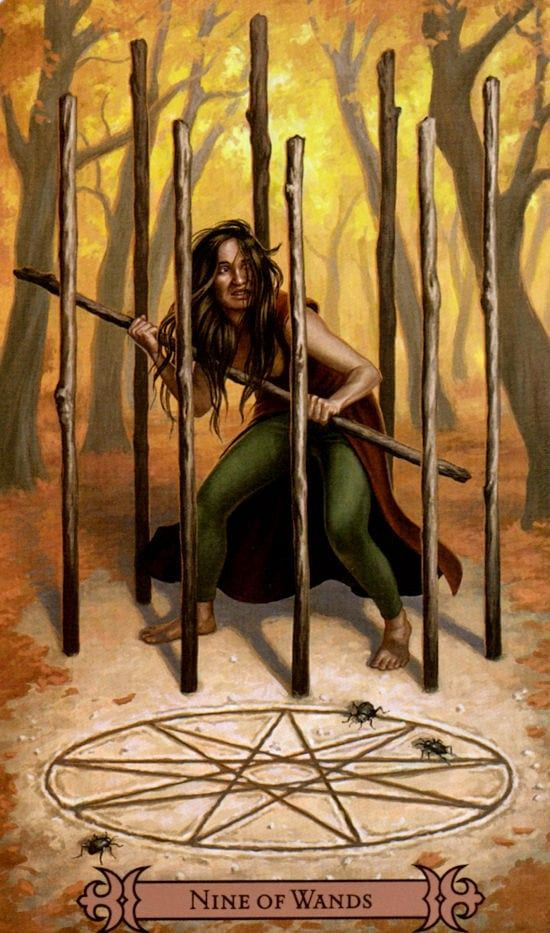 Девятка жезлов