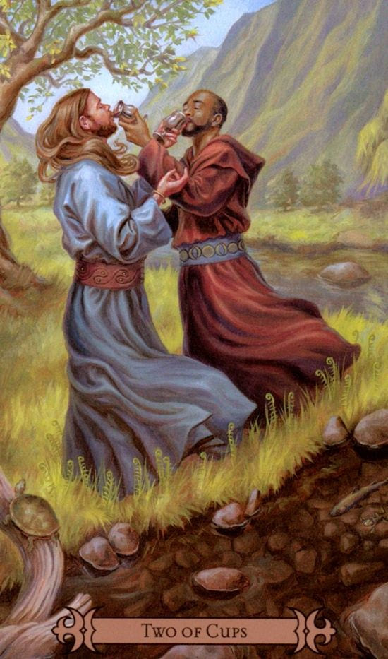 Двойка чаш — Таро Современного Заклинателя