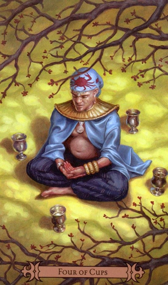 Четверка чаш — Таро Современного Заклинателя
