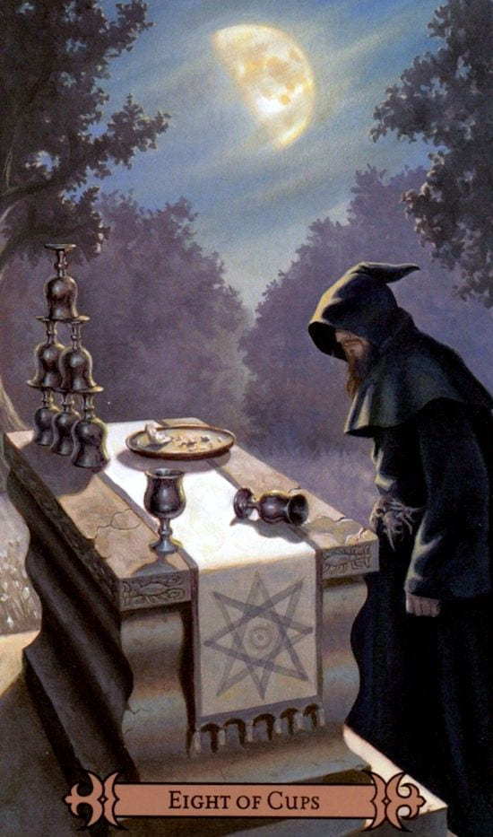 Восьмёрка чаш — Таро Современного Заклинателя
