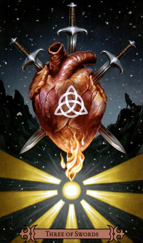 Тройка мечей — Таро Современного Заклинателя