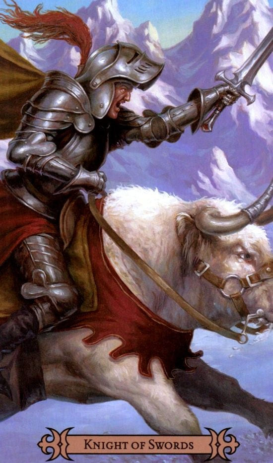 Рыцарь мечей — Таро Современного Заклинателя