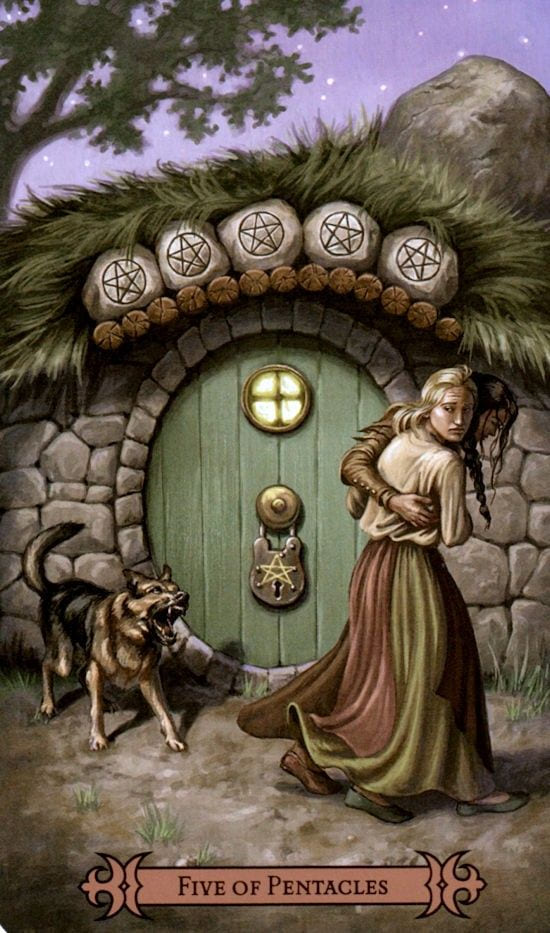 Пятёрка пентаклей