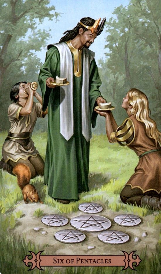 Шестёрка пентаклей