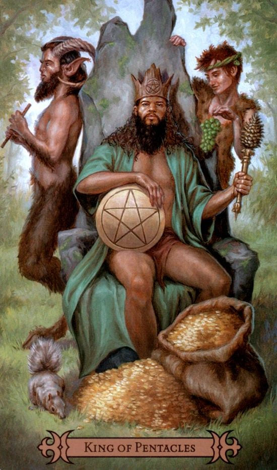Король пентаклей — Таро Современного Заклинателя