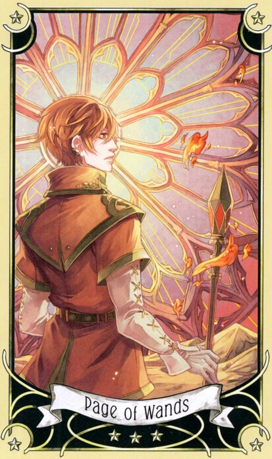 Паж жезлов — Таро Семи Звёзд