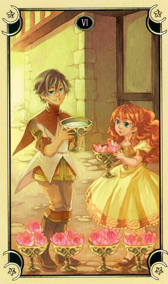 Шестёрка чаш — Таро Семи Звёзд