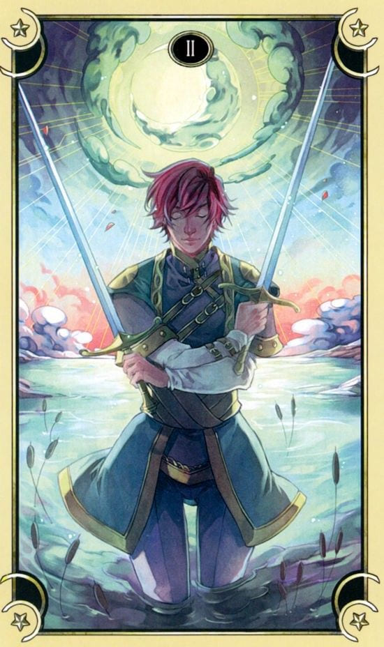 Двойка мечей — Таро Семи Звёзд