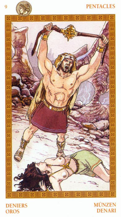 Девятка пентаклей