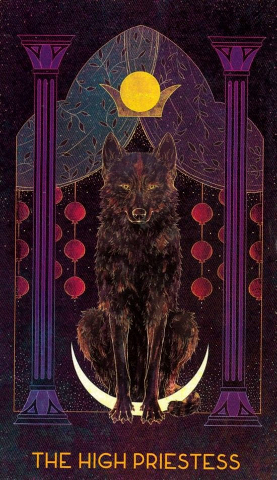 Верховная жрица — Oriens Animal Tarot