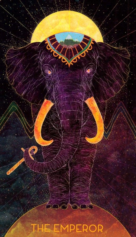Император — Oriens Animal Tarot