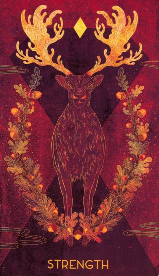 Сила — Oriens Animal Tarot